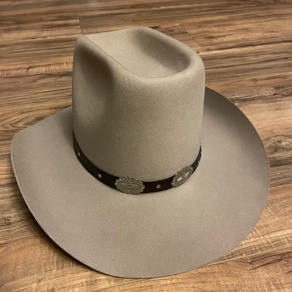 Beige Lanning dynafelt western cowboy hat - Picture 2 of 5